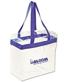 Custom Tote Bag | Promotional Bags: Clear Stadium Totes